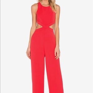 CUTE RED BCBGMAXAZRIA PANTSUIT
